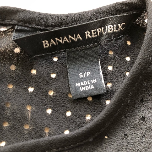 Banana Republic Black Sleeveless Top Women’s Size S - Picture 6 of 9